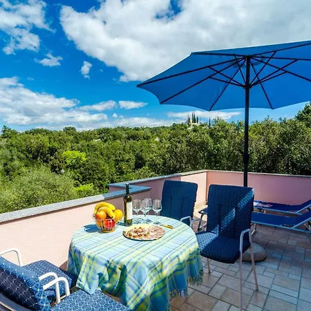 Apartmán Bay Of Dreams - Two-bedroom With Terrace And Sea View Janjina